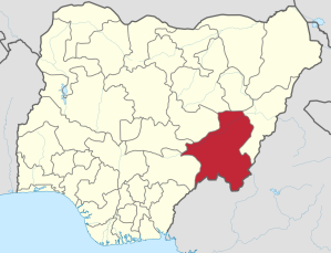 Location of Taraba state, Nigeria. 