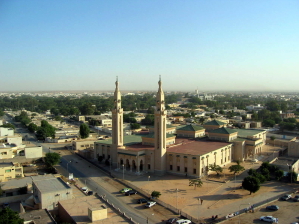 Central Mosque in Nouakchott, Mauritania. 