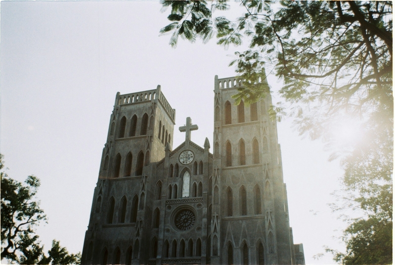  St. Joseph's cathedral in the old quarters of Hanoi 