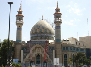 Imam Sadegh Mosque in Tehran, Iran. 