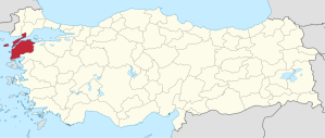 Canakkale Province, Turkey, where detention center outside Ayvac?k is located. 