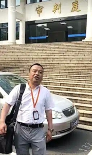 Attorney Guo Xiongwei in Shunde, China. 