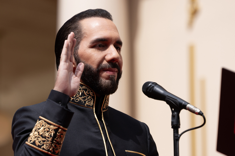 El Salvador Nayib Bukele takes oath of office during the 'Inauguration Day'