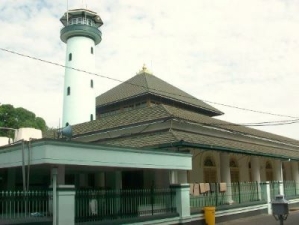 Ampel Mosque in Surabaya, Indonesia. 