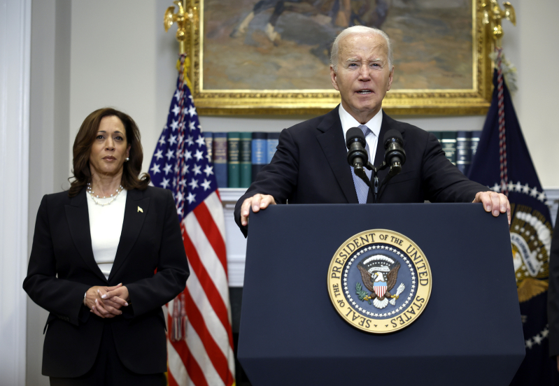 US President Joe Biden and Vice President Kamala Harris