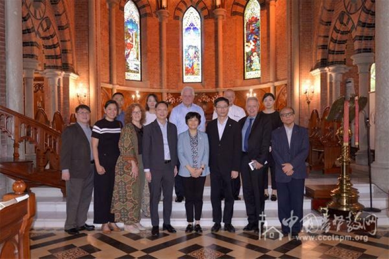 WEA delegation with China Christian Council & TSPM at Holy Trinity Cathedral in Shanghai