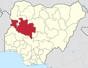 Location of Niger state in Nigeria.