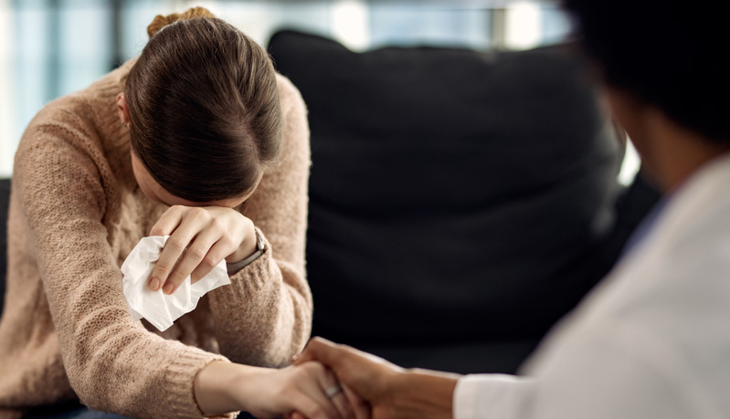 Woman Grieving