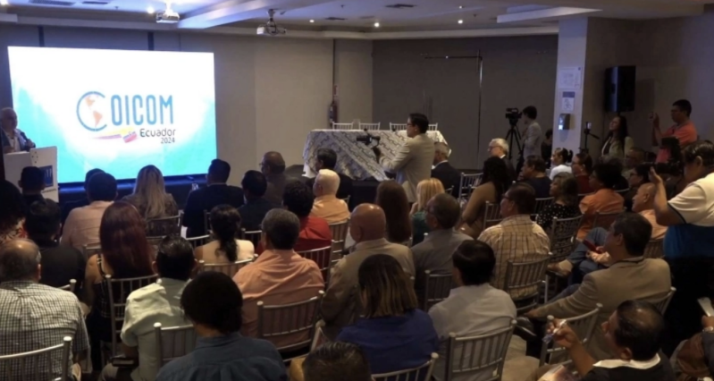 Pastors, leaders and media attended a presentation about the COICOM 2024 Congress that beings today in Ecuador.