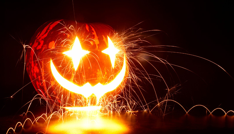 Sparkly Jack-o-Lantern