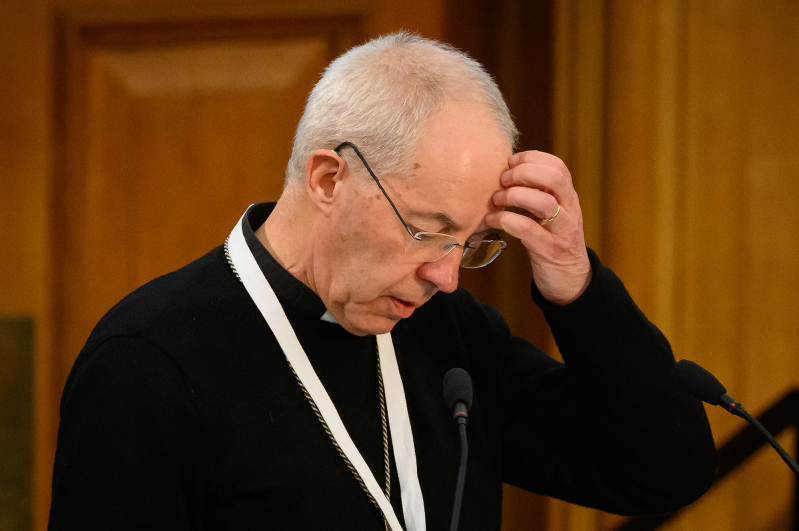 Archbishop of Canterbury Justin Welby addresses General Synod