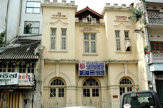 Salvation Army Church venue in Kandy, Sri Lanka.