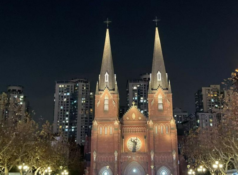 St. Ignatius Cathedral in Xujiahui District, Shanghai