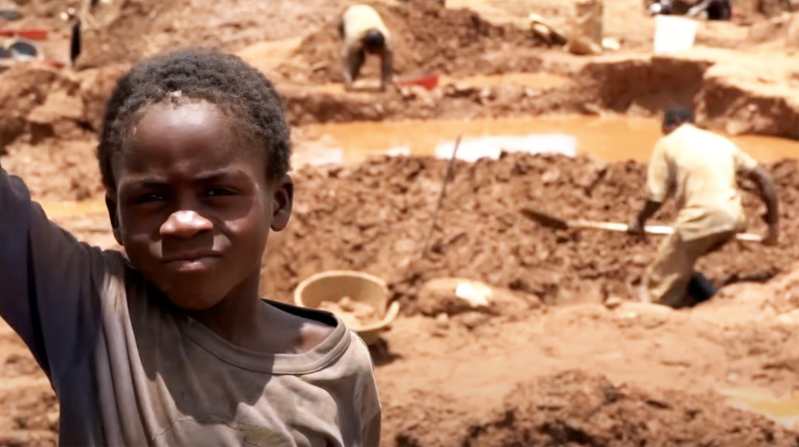 DRC Congo cobalt mine exploitation children