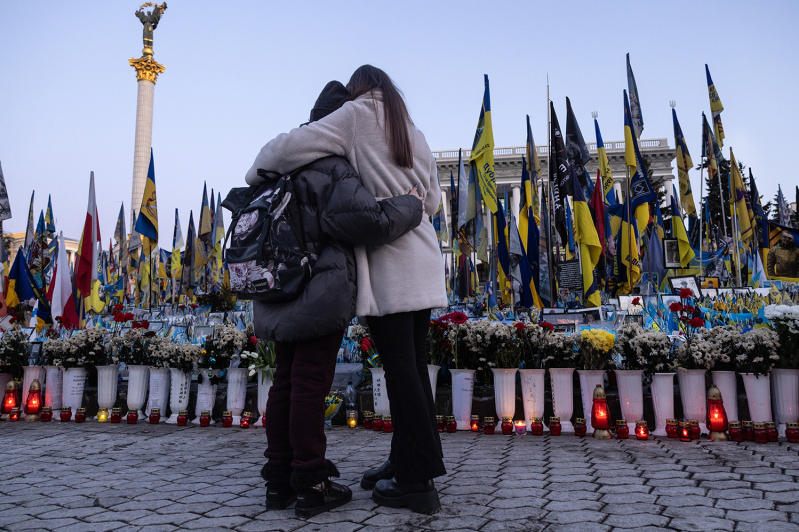 Ukraine war memorial