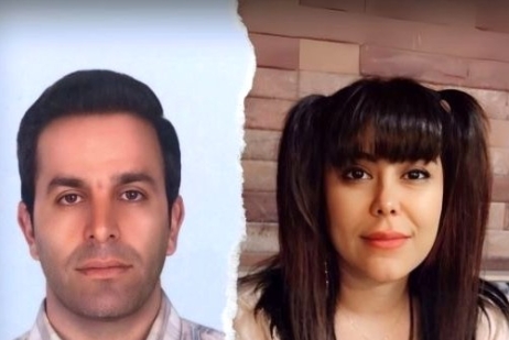 Abbas Soori and Narges Nasri, two of three Christian converts receiving harsh prison sentences in Iran on March 8, 2025.