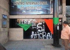 In Argentina, an evangelical church has become the target of feminist vandalism for the fourth time