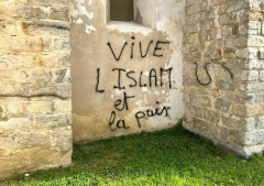 Islamist defacing of Christian sites shocks French villagers