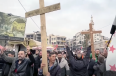 Protests erupted in Syria following the burning of a Christmas tree; Christians cautiously hopeful recognizing long road ahead