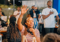 Youth initiative in Nairobi curate worship experience through painting at unique events