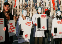 Faith groups and disability advocates rally against assisted dying bill in London