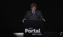 Milei inaugurates Argentina's largest evangelical church with spiritually and politically charged speech