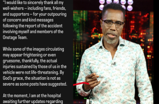 Jamaican TV presenter Winford Williams survives dramatic car crash, praises 'God’s grace' that injuries are not severe