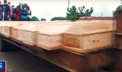 Funeral procession for 27 Christians killed in Nigeria