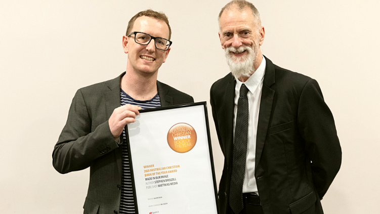 First-time author wins Australian Christian Book of the Year for exploration of AI and faith
