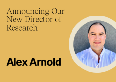 Center for Christianity and Public Life appoints Alex Arnold to newly created role of director of research