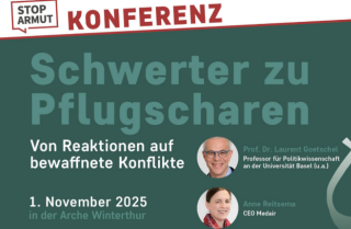 StopArmut conference in Switzerland to address conflict resolution and peacebuilding