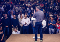 Will Graham preaches in Toronto, formerly known as 'city of churches', as one hundred respond to the gospel