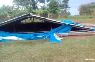 Muslim attacks his family and demolishes church building