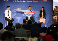 'The greatest call of our time is not productivity but presence,' panel on mental wellness says at WEA Assembly