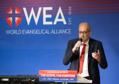 'Grace brings us all close to God — and makes us one,' says Botrus Mansour in devotional on final day of WEA Assembly