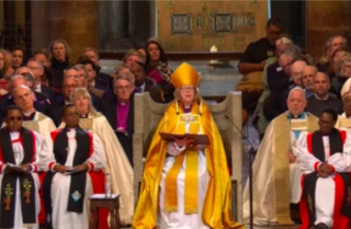 Thousands gather for installation of Sarah Mullally as 106th Archbishop of Canterbury